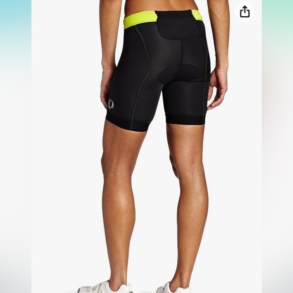 Pearl Izumi Lime Green Black Bicycle Select Tri Shorts Women’s Size XL - Picture 14 of 15